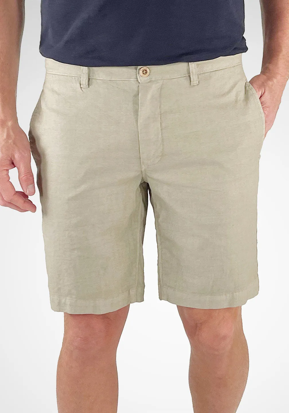 Tailor Vintage Stretch Linen Cotton Walking Short