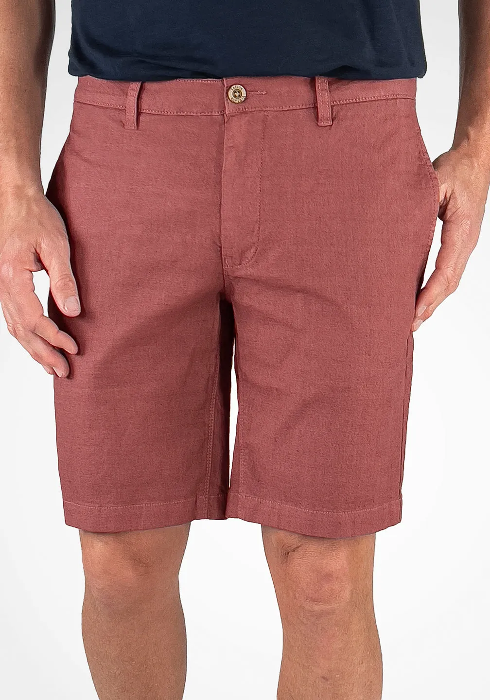 Tailor Vintage Stretch Linen Cotton Walking Short