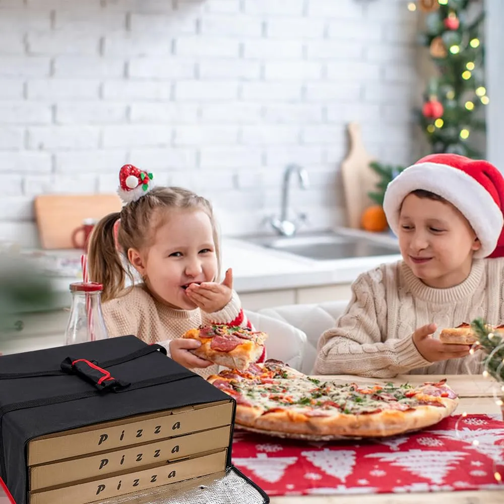 TOGETRUE Pizza Delivery Bag - Insulated Pizza Warmer for Hot Food Delivery, Large Size - 20 x 20