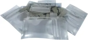 TOJYXSY 500 Pieces Antistatic Zipper Bags Inner Size 1.5 x 2.8 Inch (4x7cm) Electronic Device Laptop Cases Shielding Packing Pouches