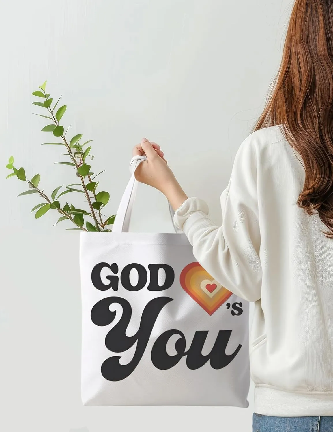 Tote Bag - Christian Gifts for Women, Canvas Bags with Bible Verse Designs