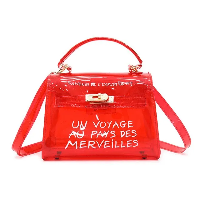 Transparent Beach Jelly Woman Bag