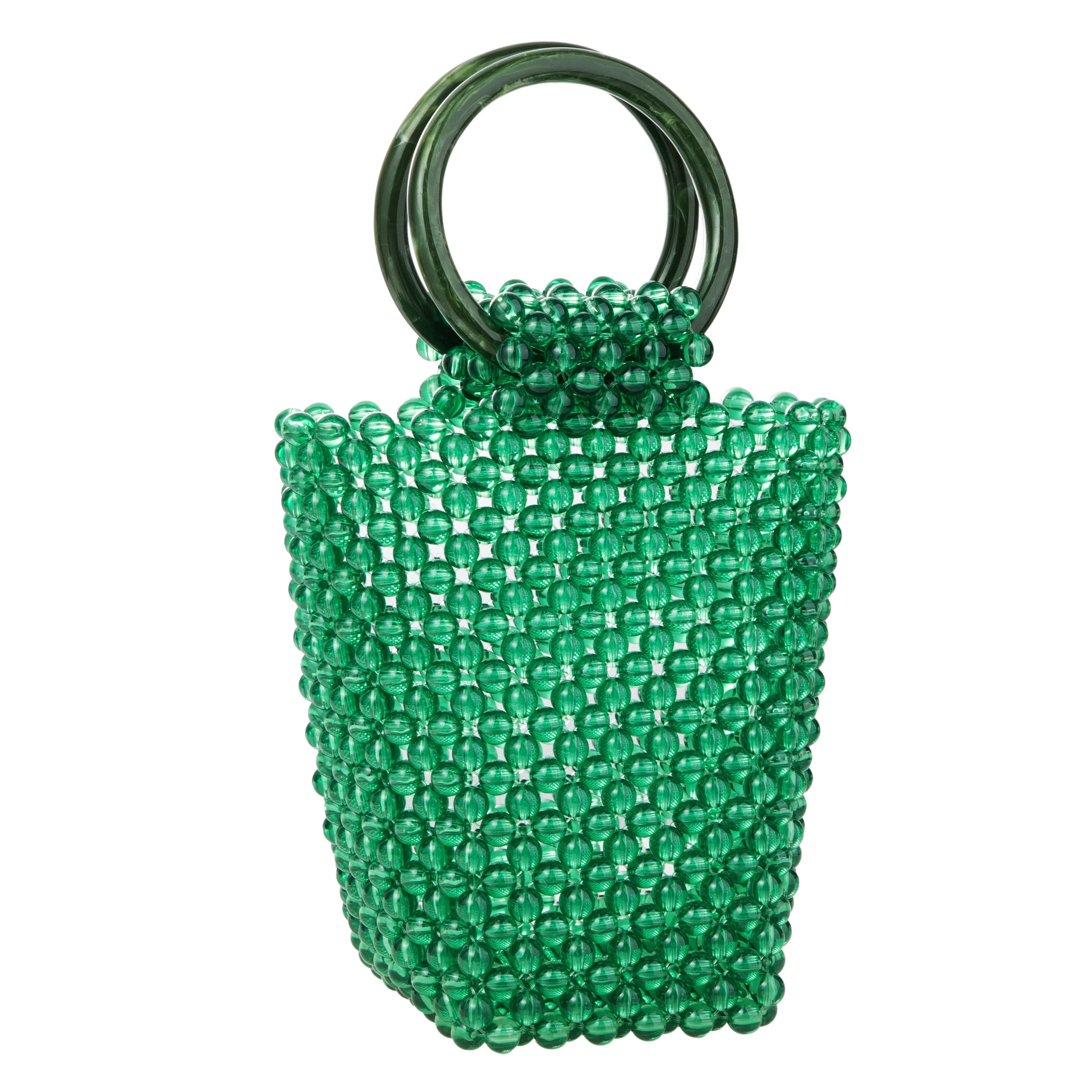 Transparent Green Handbag