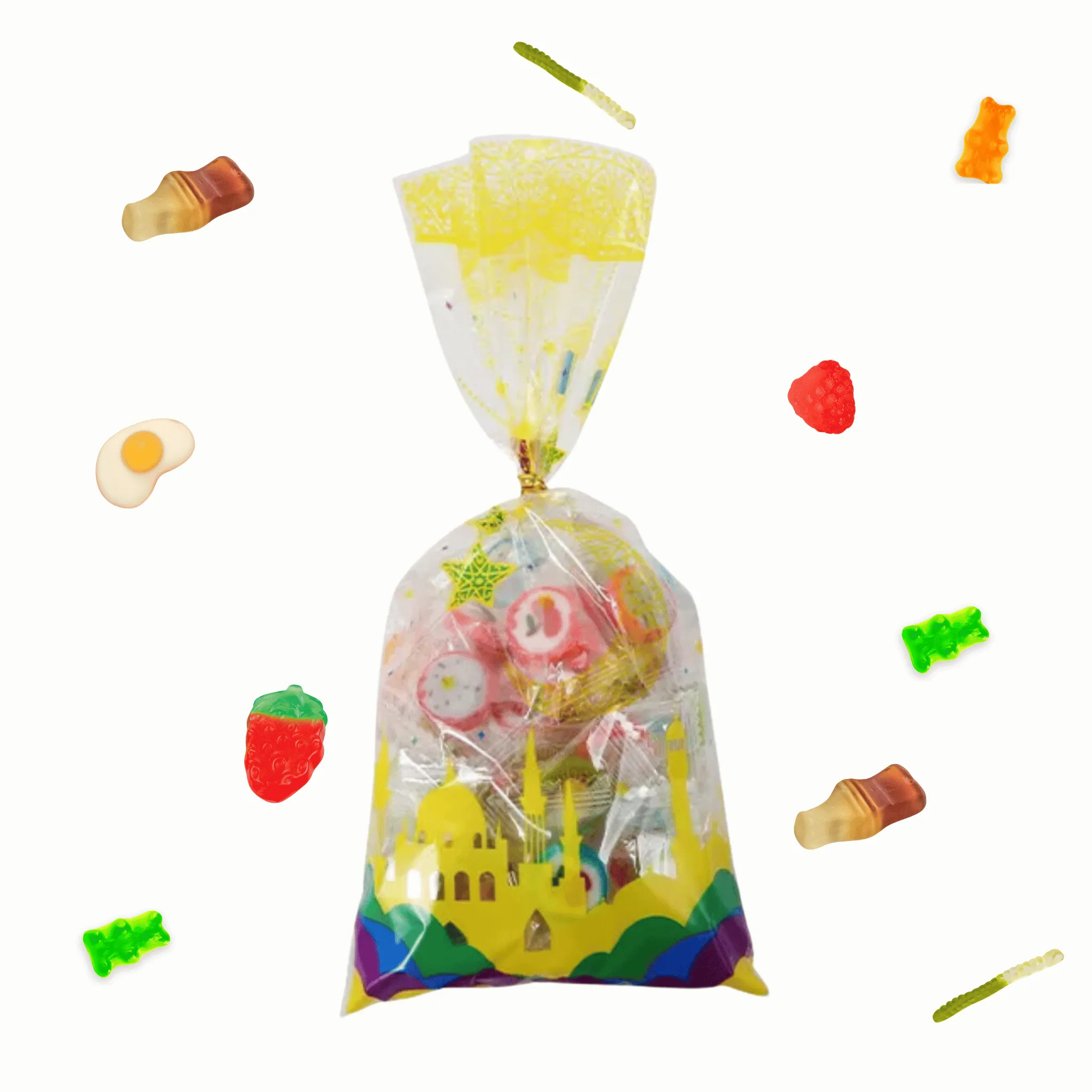 Transparent Halal Filled Sweets Bag - 350g
