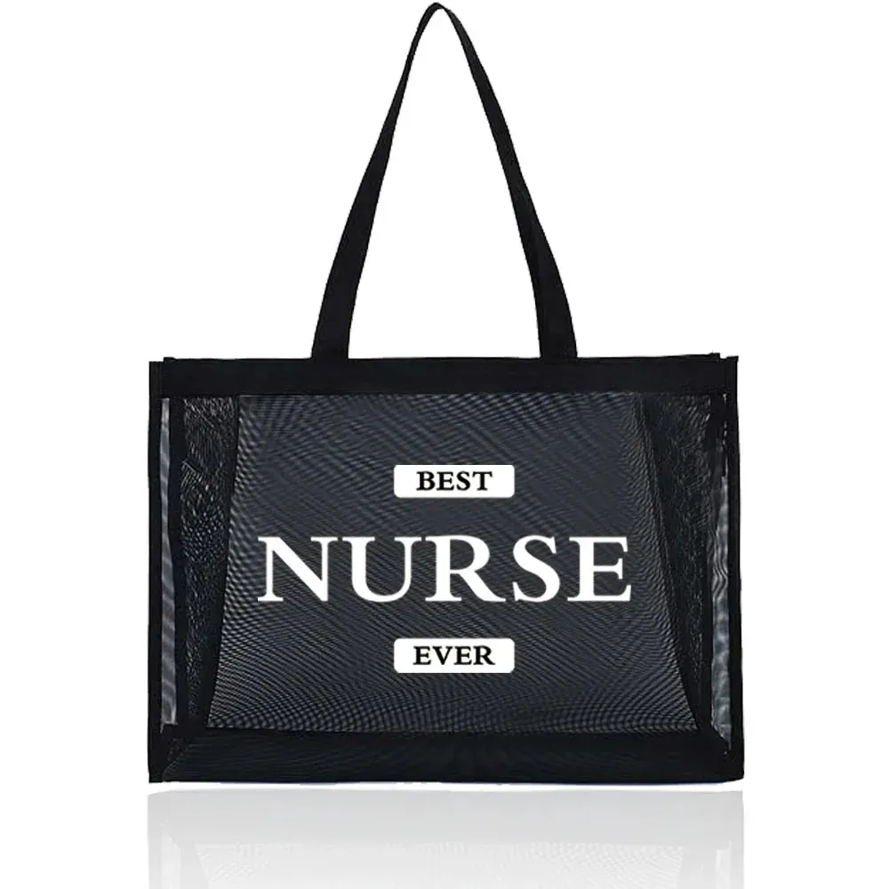 Transparent Organizer Tote Bag