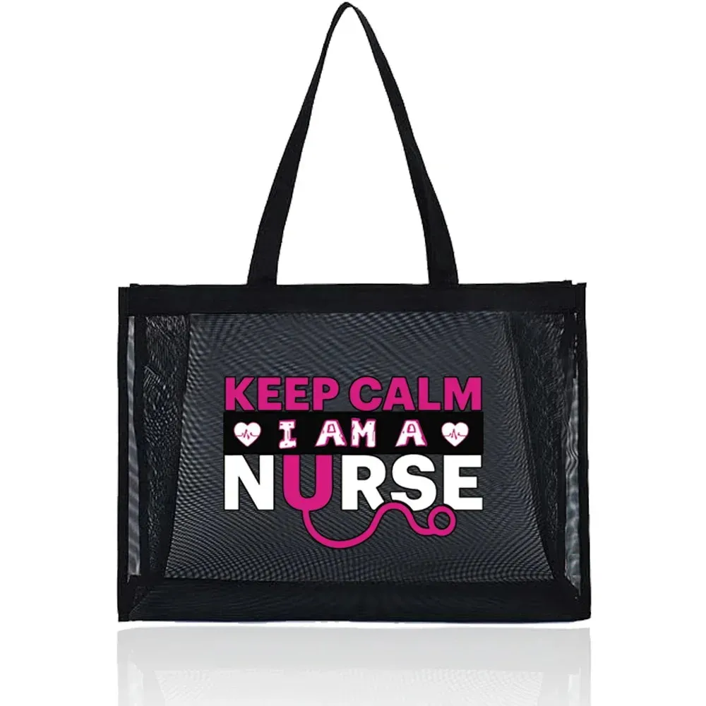 Transparent Organizer Tote Bag