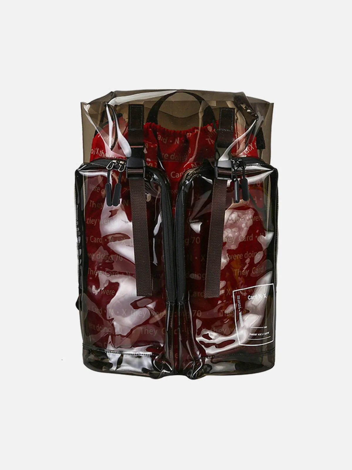 Transparent Reflective PVC Backpack