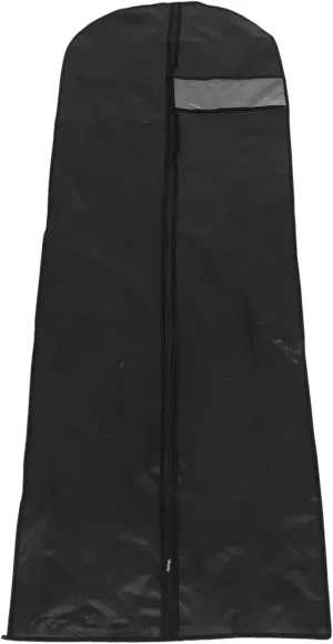 Transparent Suit Bag For Travel And Closet Storage Zipper Garment Bags For Hanging Clothes Waterproof Coat And Jacket Covers Heavy Duty Clothing Storage Bag Black