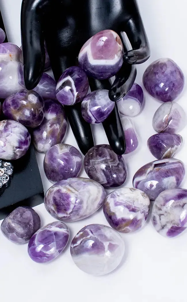 Tumbled Stones | Dream / Chevron Amethyst