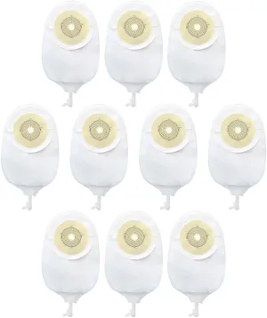 Urostomy Bags, Cut-to-fit Drainable Pouch Ostomy Stoma Bags,Transparent Anti Reflux Urine Collection Bag and Urine Bag
