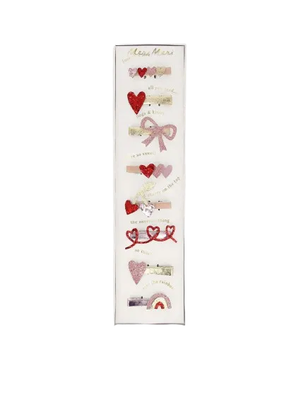 Valentine’s Hair Clips