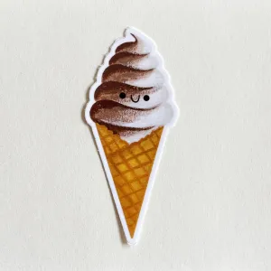 Vanilla Chocolate Swirl Sticker