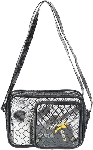 Versatile Engineer Bag Transparent PVC Shoulder Bags Large Capacity for Semiconductor Cleanrooms PVC
