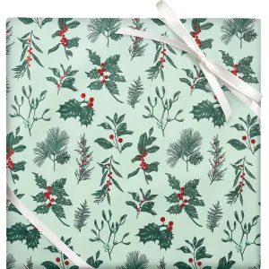 Vintage Botanical Stone Wrapping Paper