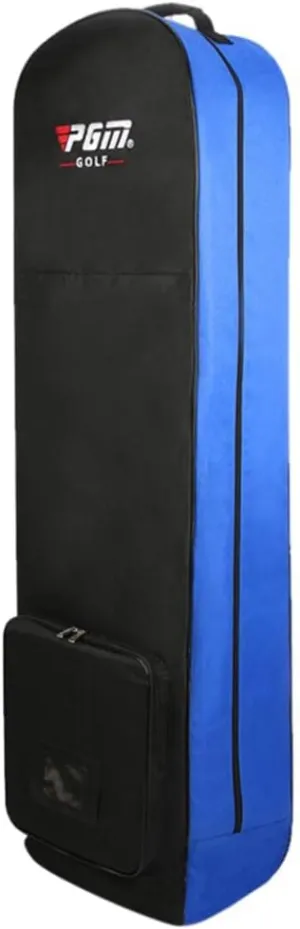 Wheeled Travel Cover for Men, Golf Bags for Airlines Shipping Nylon Cloth Wear Resistant Foldable Bag Protection Case for Golf - Blue