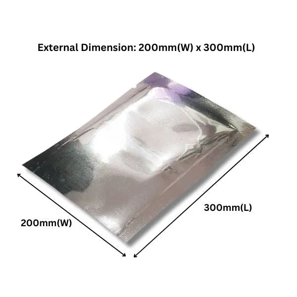 Wholesale 10,000pcs 200mm x 300mm Aluminium Foil Mylar Bags Food Pouch Storage Vacuum Heat Sealer Packages