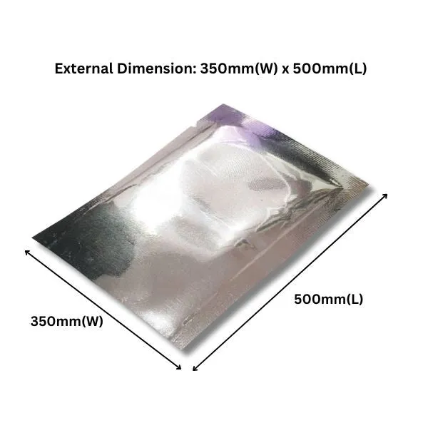 Wholesale 5000pcs 350mm x 500mm Aluminium Foil Mylar Vacuum Bags