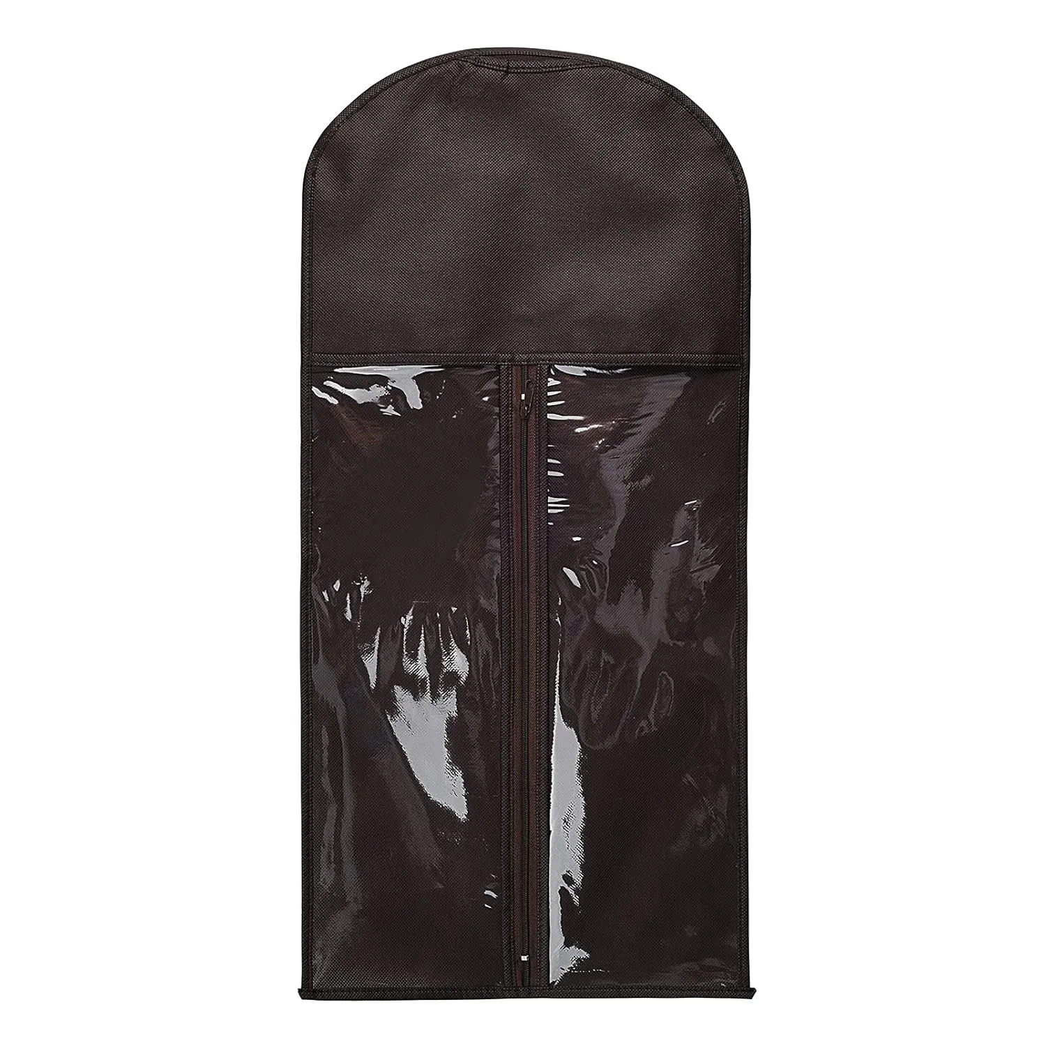 Wig Storage Bag Holder Case, Wigs Pouch Dust-Proof Organizer Protect for Professional Hair Extensions (Brown Pack of 10)