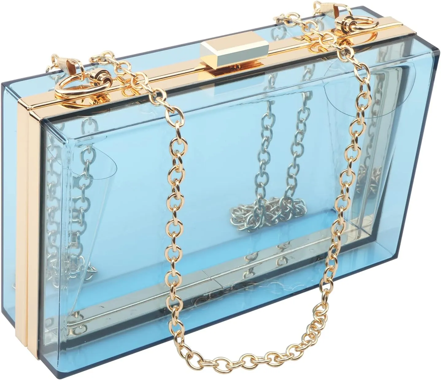 Women Acrylic Transparent Evening Bags Purses Clutch Vintage Banquet Handbag