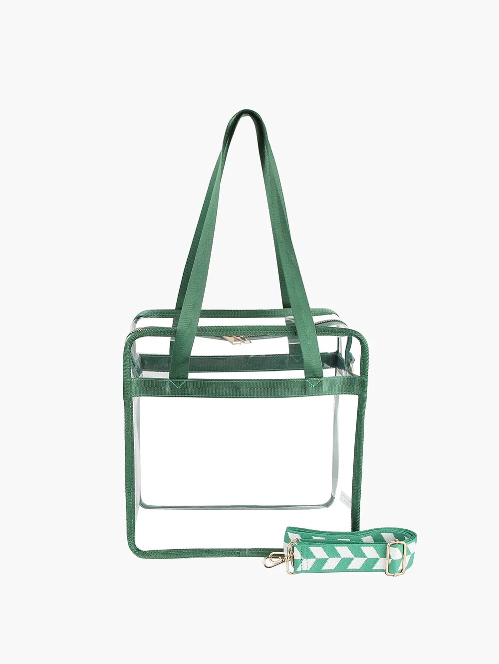 Women Transparent Clear Hobo Tote Handbag