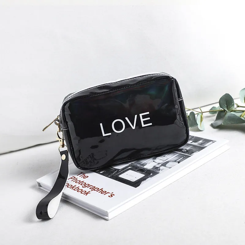 Women's Colorful Transparent Silk Screen Ribbon Cell Crossbody Bags