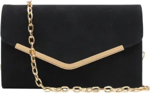 Women's Evening Bag Envelope Clutch Purse Detachable Chain Crossbody Bag for Wedding Party Shoulder Bag Handbag