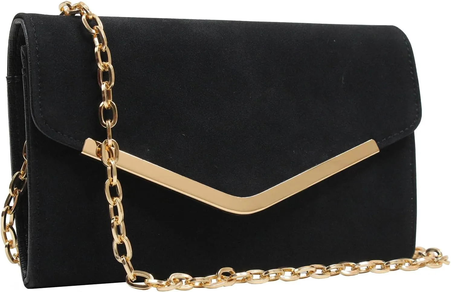 Women's Evening Bag Envelope Clutch Purse Detachable Chain Crossbody Bag for Wedding Party Shoulder Bag Handbag