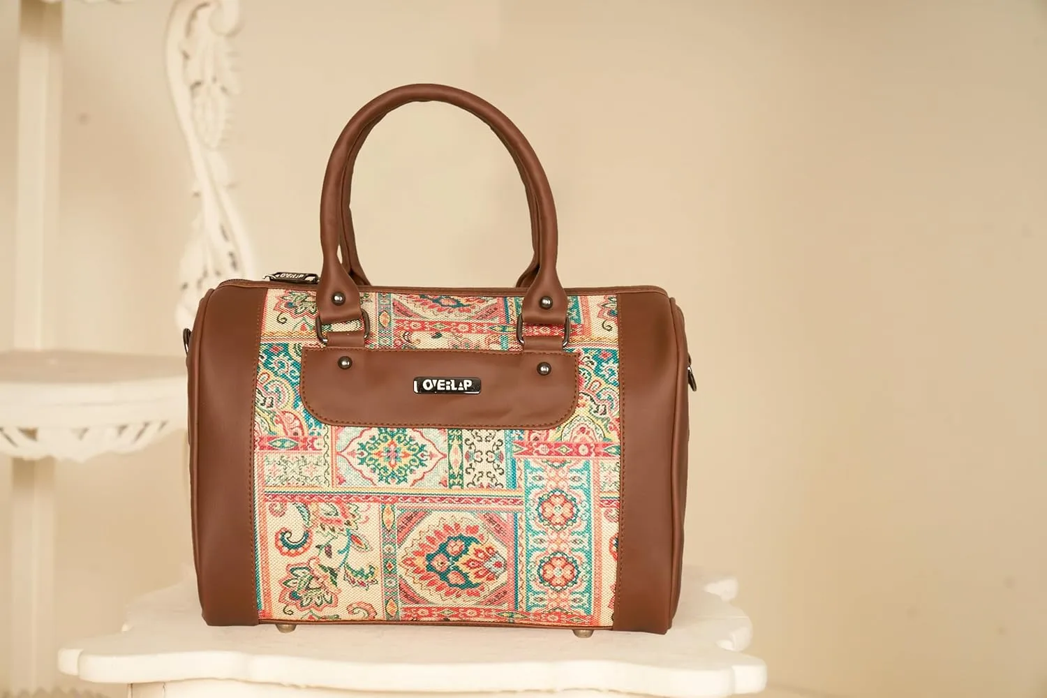 Women's Unique Vintage Tote Bags Embroidered Shoulder Handbags Flower bags for lady Flower Shoulder Tote Bag(Pack of 1)