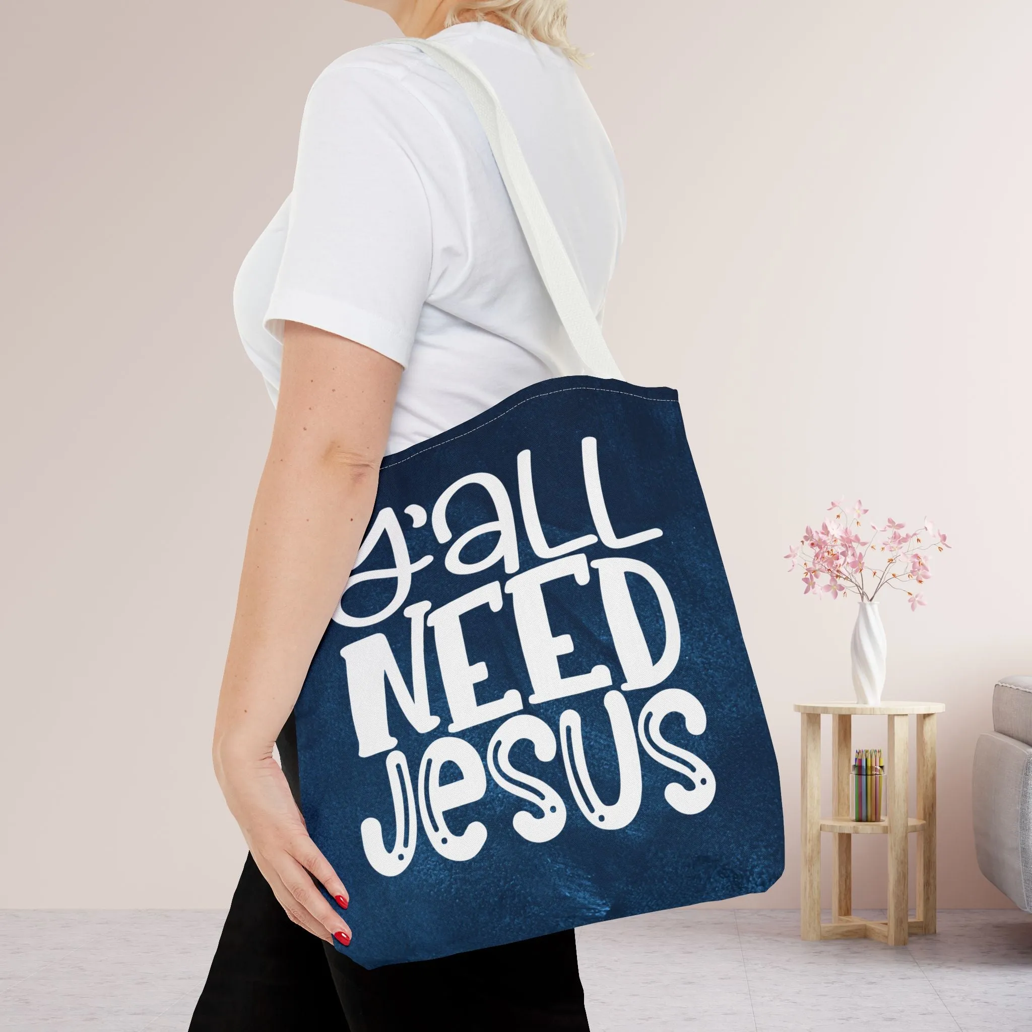 Y'all Need Jesus Tote Bag - Christian Tote Bag