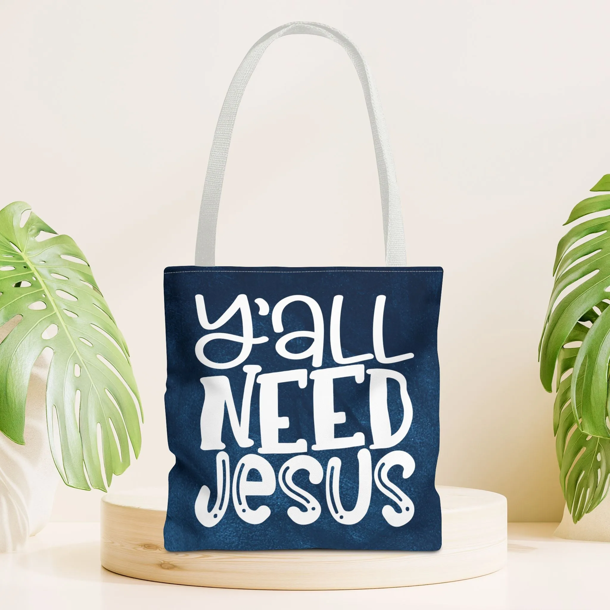 Y'all Need Jesus Tote Bag - Christian Tote Bag