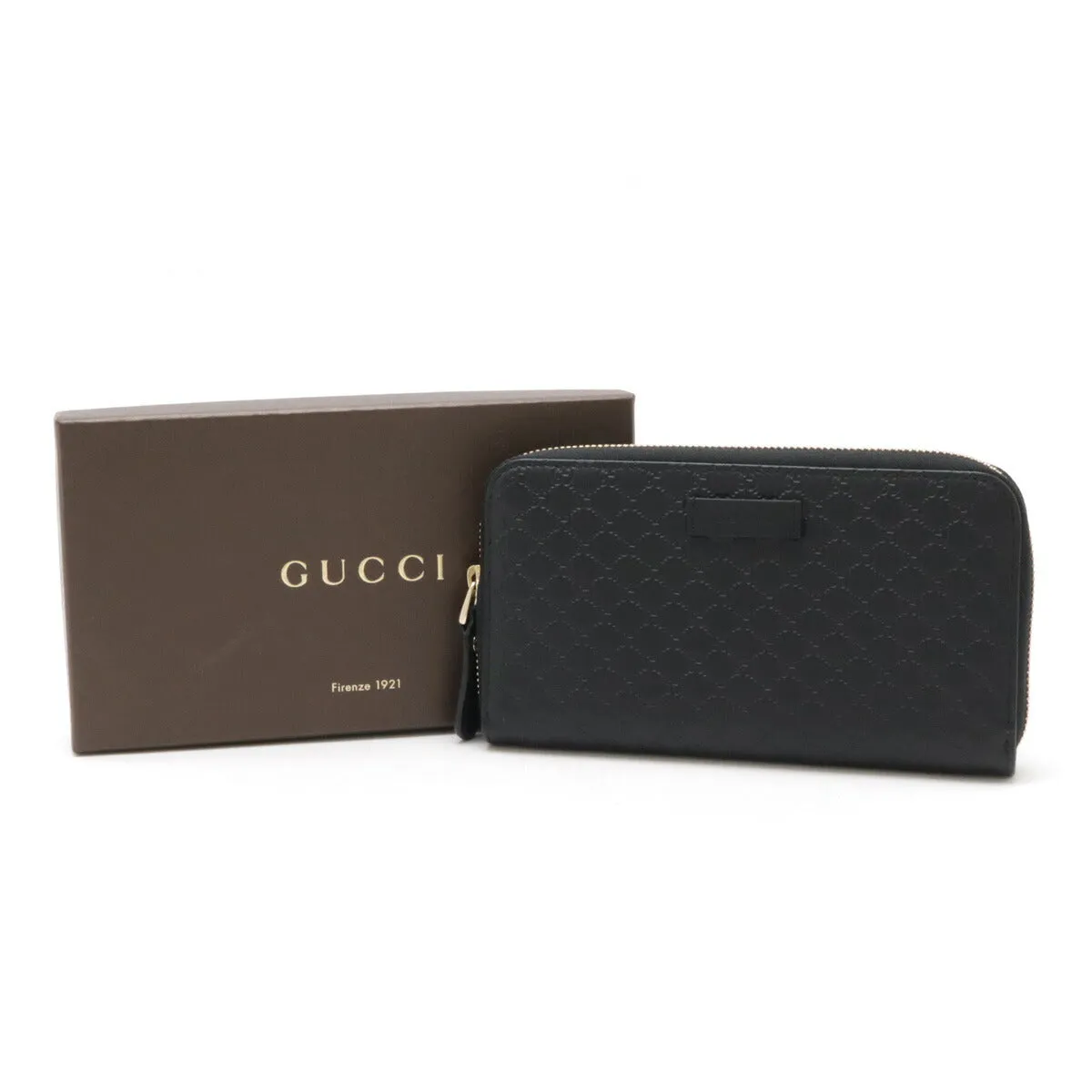 Zip-Around Refined Spring promotion Wallet Leather Gucci Microguccissima