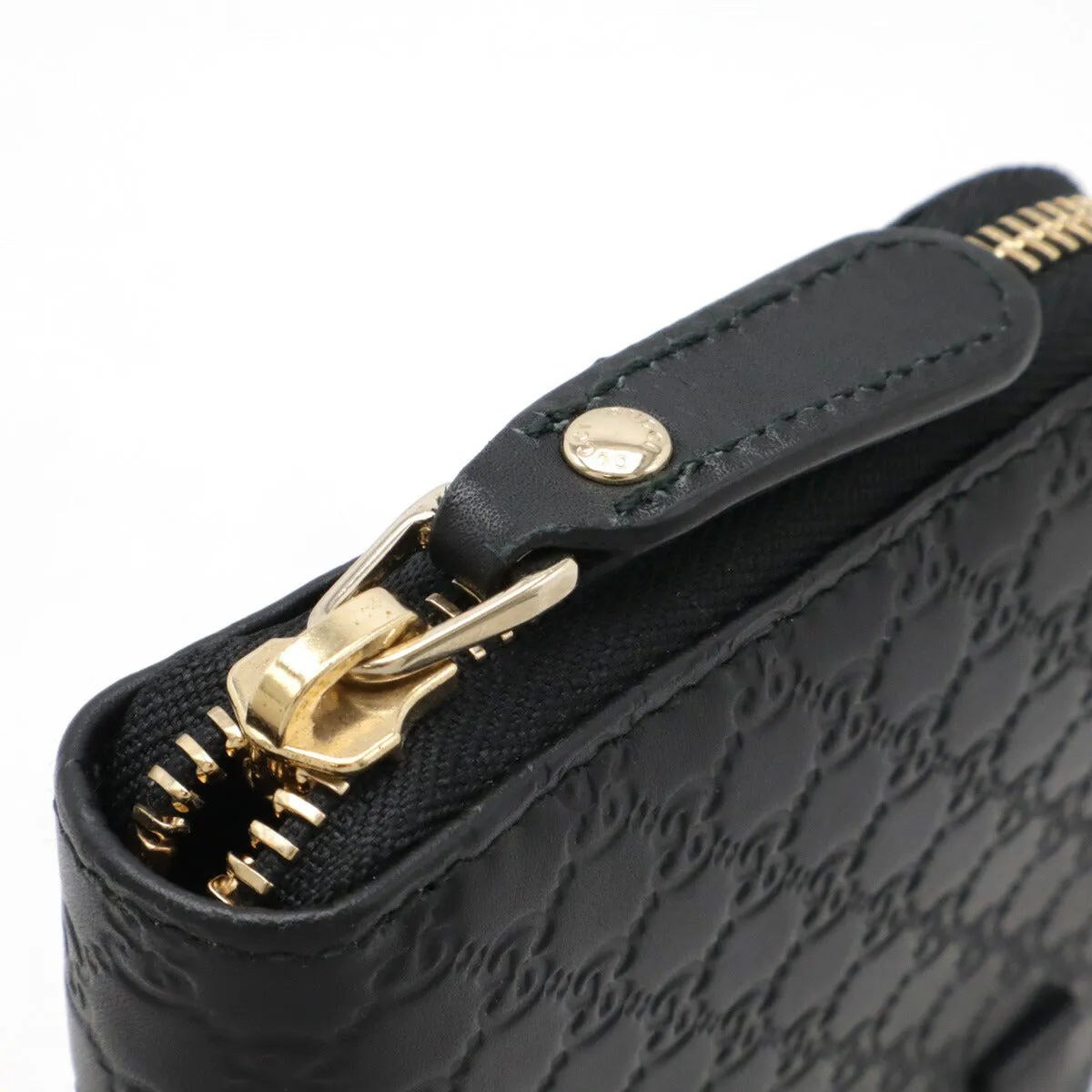 Zip-Around Refined Spring promotion Wallet Leather Gucci Microguccissima